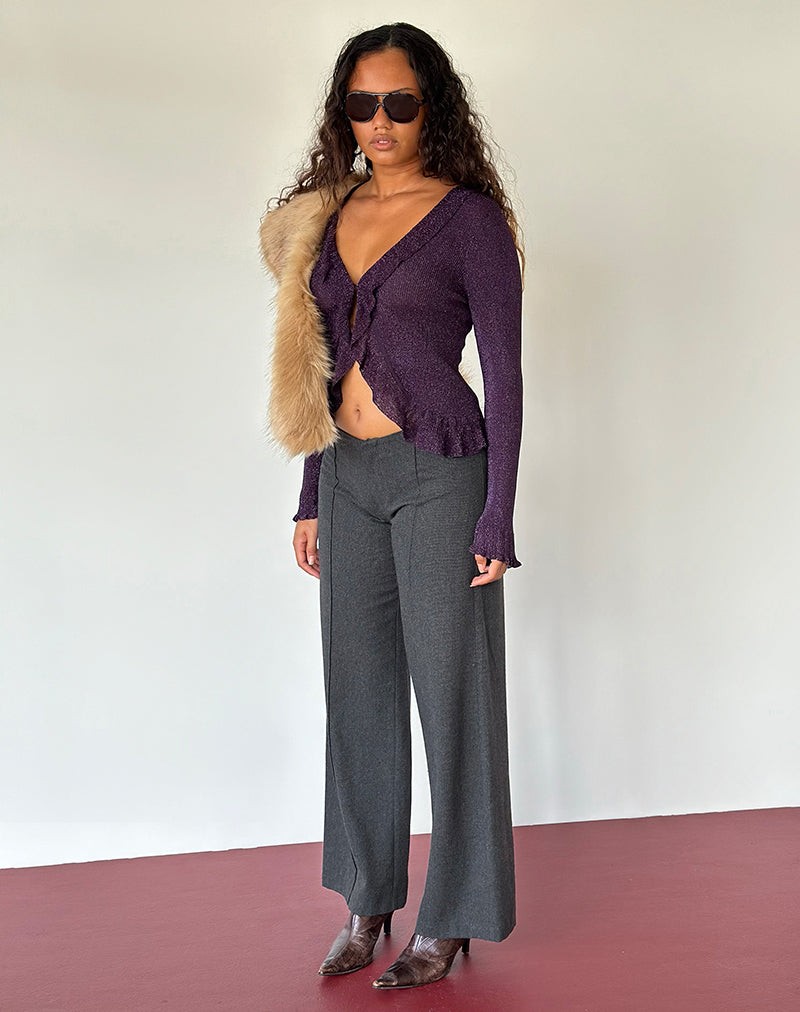 Yamba Trouser in Heritage Twill Grey view 4